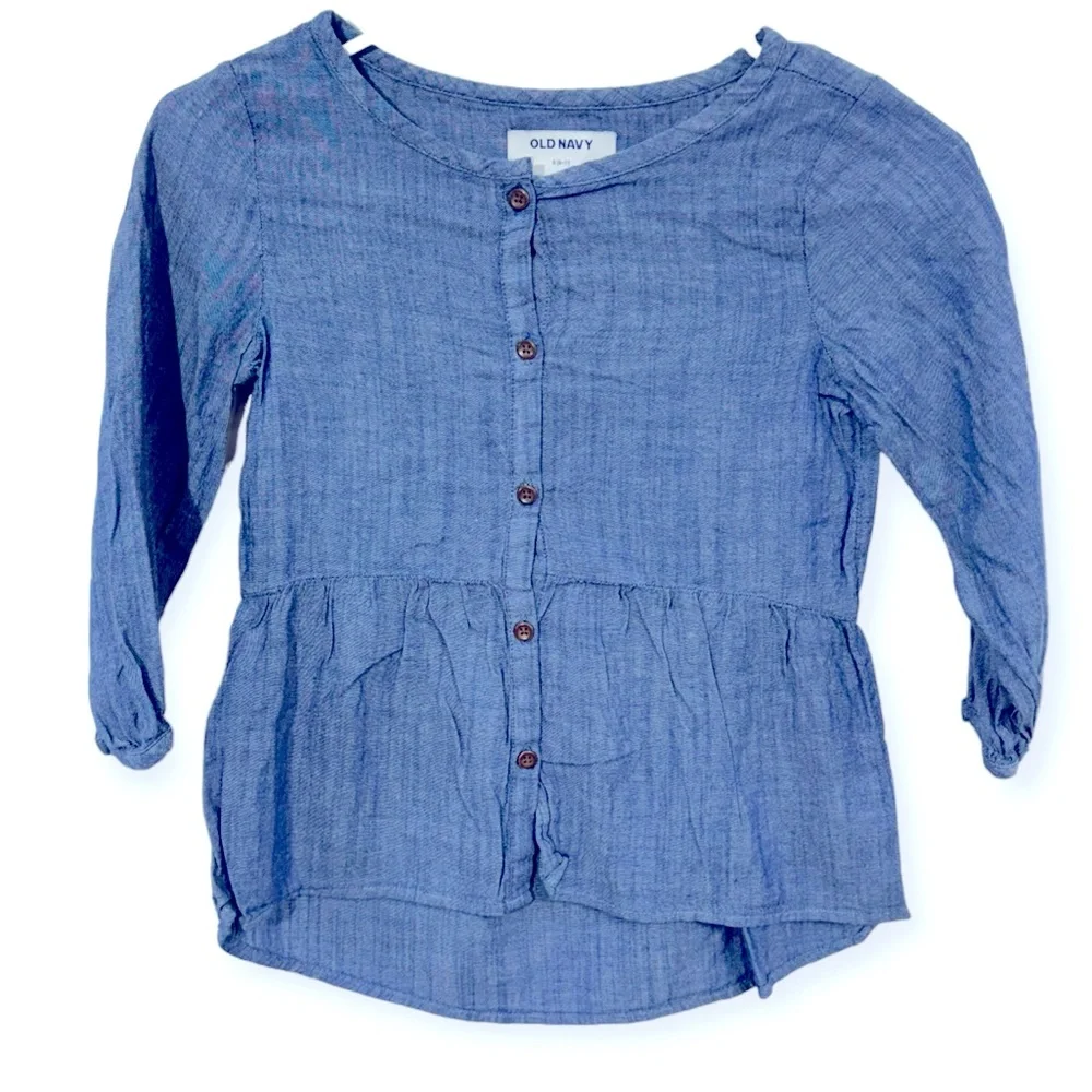 Old Navy Girls Tunic Blouse‎ Size S6-7
